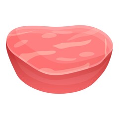 Cook meat icon. Cartoon of cook meat vector icon for web design isolated on white background
