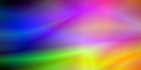 flow and glow of intense spectrum colors