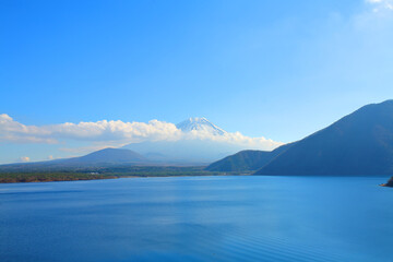 Fuji san in blue sky