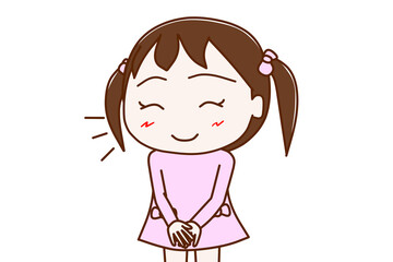 ニコニコ笑顔の幼女