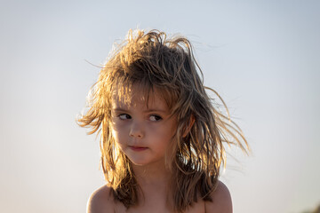 child on the beach