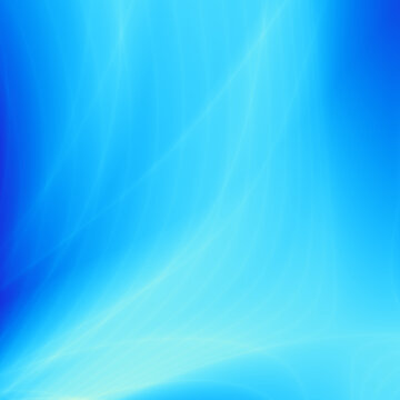 Sky blue curve light abstract web page background