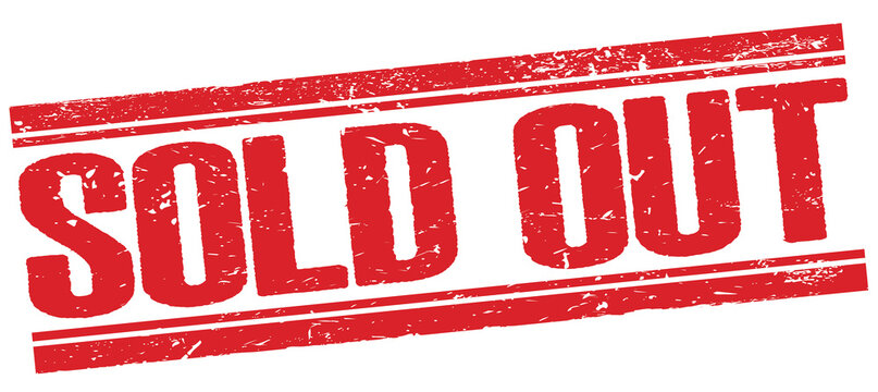 SOLD OUT red grungy stamp.
