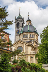 Fototapeta na wymiar Enge church, Zurich, Switzerland