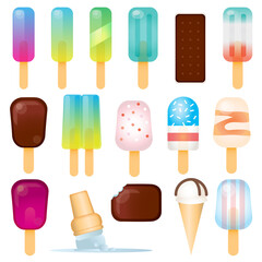Ice Cream Vector Illustrations