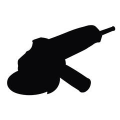 Bulgarian sanding machine. Vector image.