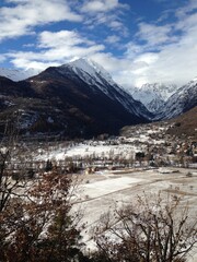 Mountain, snow, purity, nature, white, skiing