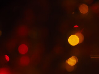 Christmas and Happy new year on blurred bokeh abstract background.and color full.