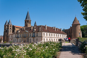Burgundy convent and its bell tower