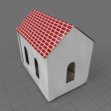 Cardboard house