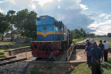 Train engine rotation point Sri Lanka