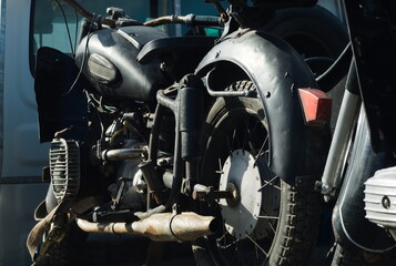 Old motorbike. 