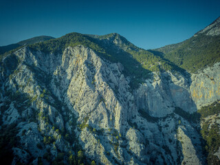 Sapadere Canyon from a bird's-eye view