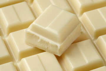  Pieces of white chocolate