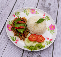 Thai Mixed Dishes of Food 