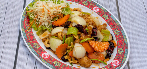 Thai Mixed Dishes of Food 