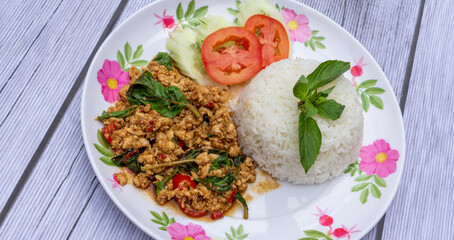 Thai Mixed Dishes of Food 
