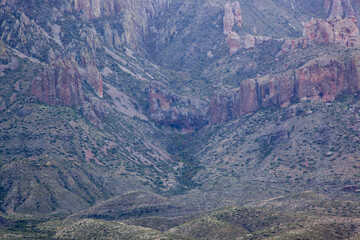 Naklejka premium Desert Mountain from Big Bend National Park