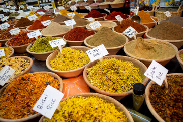 Fototapeta premium Oriental spices in the Arab shop