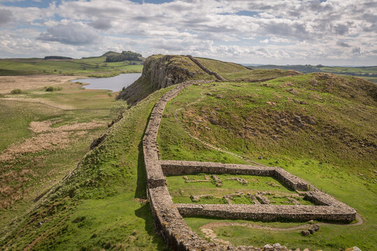 Mile Castle 39 (Castle Nick), Roman Hadrian's Wall, Northumberland, England