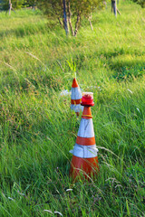 Traffic cones are prohibited