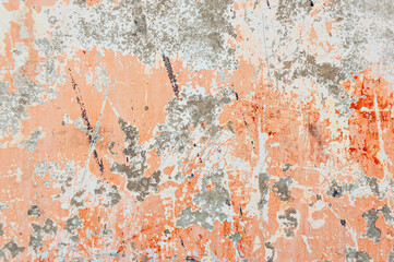 texture of old gray concrete wall pink