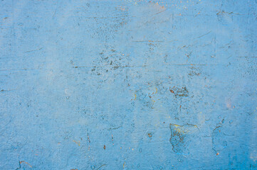 Texture Old Blue Concrete Wall