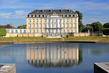 The Baroque Augustusburg Palace. Brühl, Germany, Europe. 