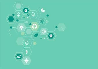 sfondo, icone, geometria, ecologia, natura © xyz+