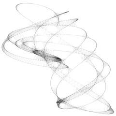 Drawn sketch line art computer generated art