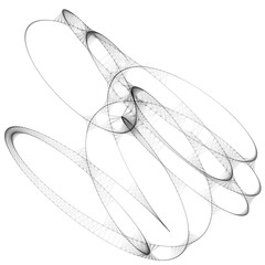 Drawn sketch line art computer generated art