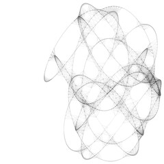 Drawn sketch line art computer generated art