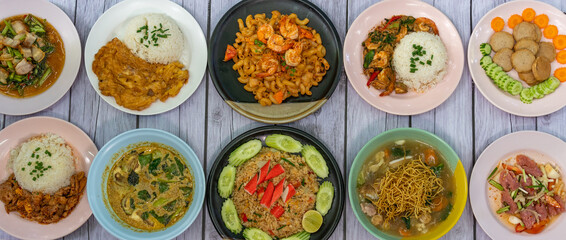 Thai Mixed Food Selections 