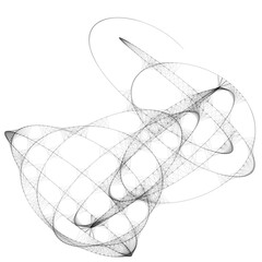 Drawn sketch line art computer generated art