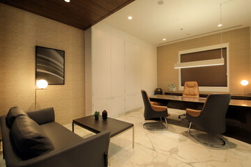 modern office cabin interior 