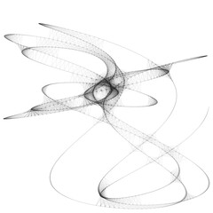 Drawn sketch line art computer generated art