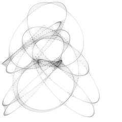 Drawn sketch line art computer generated art