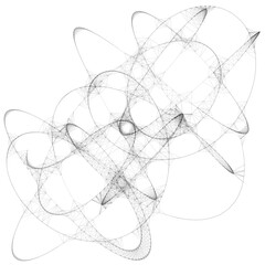 Drawn sketch line art computer generated art