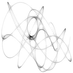 Drawn sketch line art computer generated art