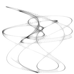 Drawn sketch line art computer generated art