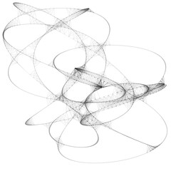 Drawn sketch line art computer generated art