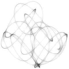 Drawn sketch line art computer generated art