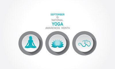 National Yoga Awareness month observed in September every year