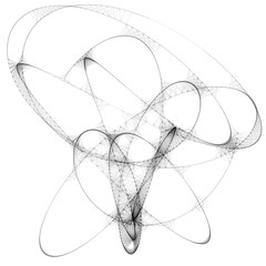 Colorful line art. computer generated artistic construct, generative design