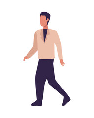 young man fashion wear character