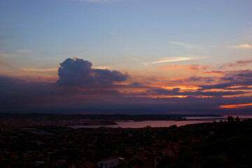atardecer