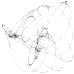 Colorful line art. computer generated artistic construct, generative design