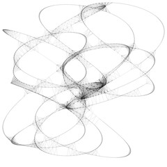 Colorful line art. computer generated artistic construct, generative design