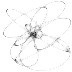 Colorful line art. computer generated artistic construct, generative design