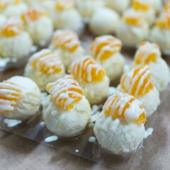 Isolated photo of sweet snacks